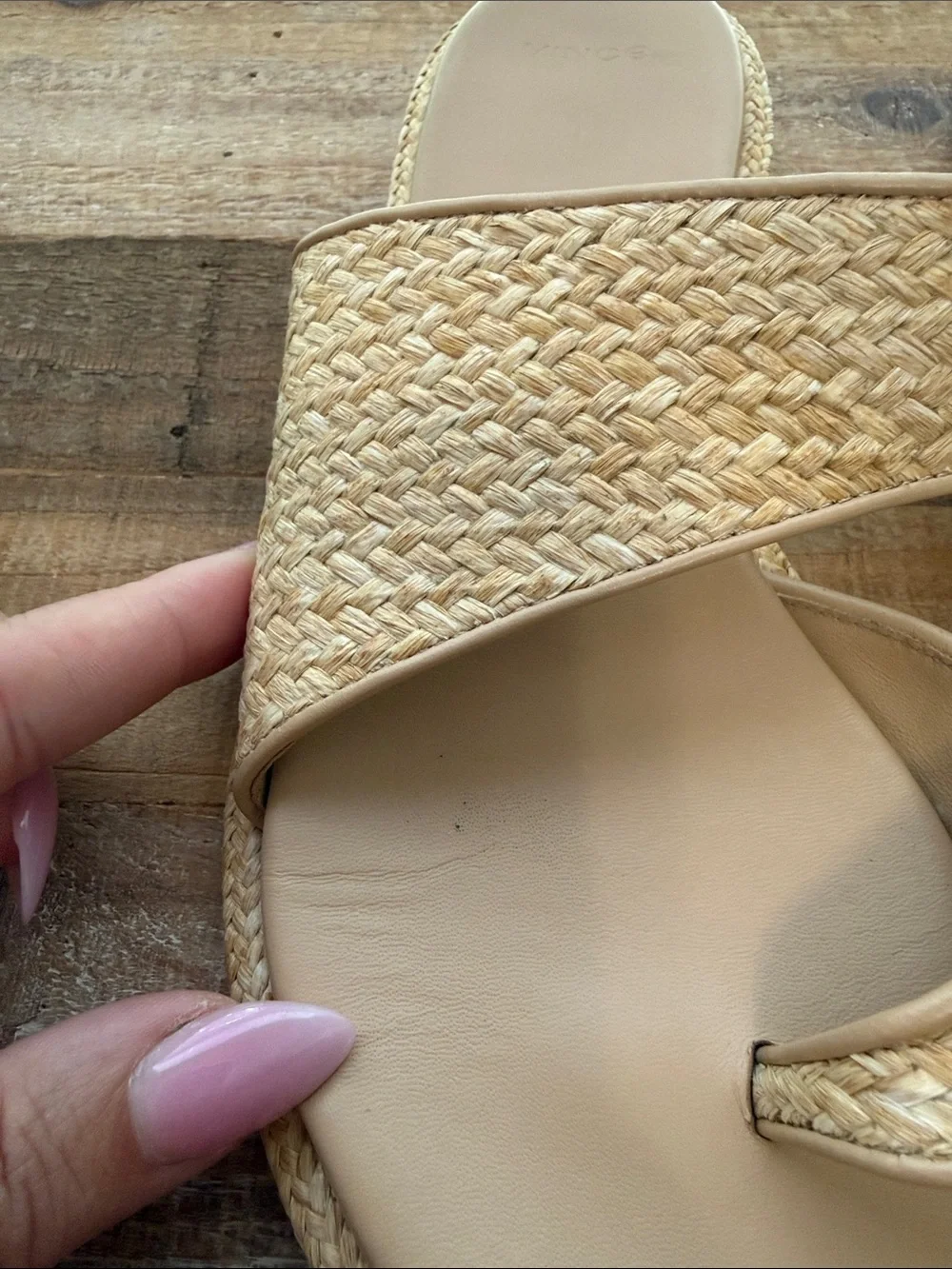Vince Raffia Sandals - Picture 8 of 9